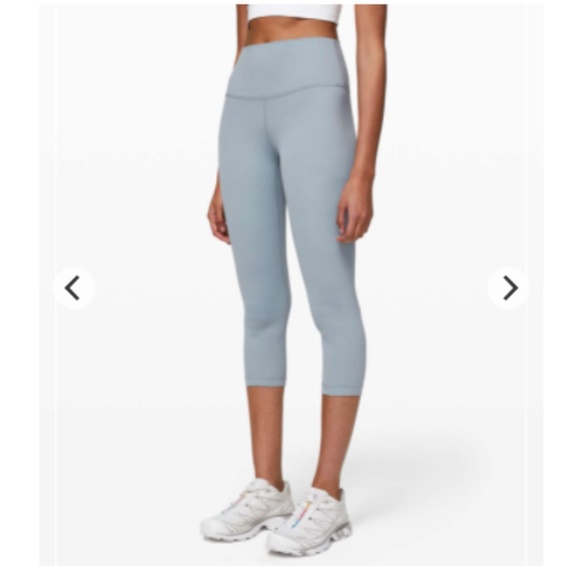 Lululemon Align Crop Size 12 Chambray - Picture 2 of 13